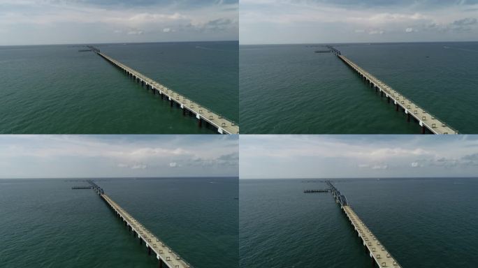 广西北海涠洲岛蓝桥4K_原创实拍