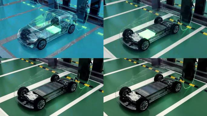 智能汽车快充锂电池智能停车科技充电桩