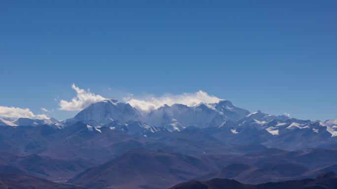 8k西藏珠穆朗玛峰珠峰