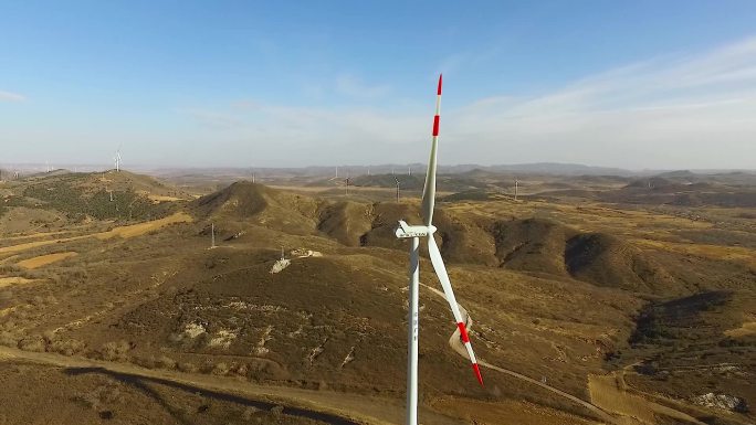 风力发电风车低碳 环保 绿能