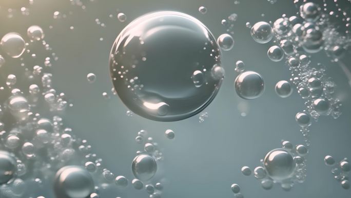 水汽泡 水分子
