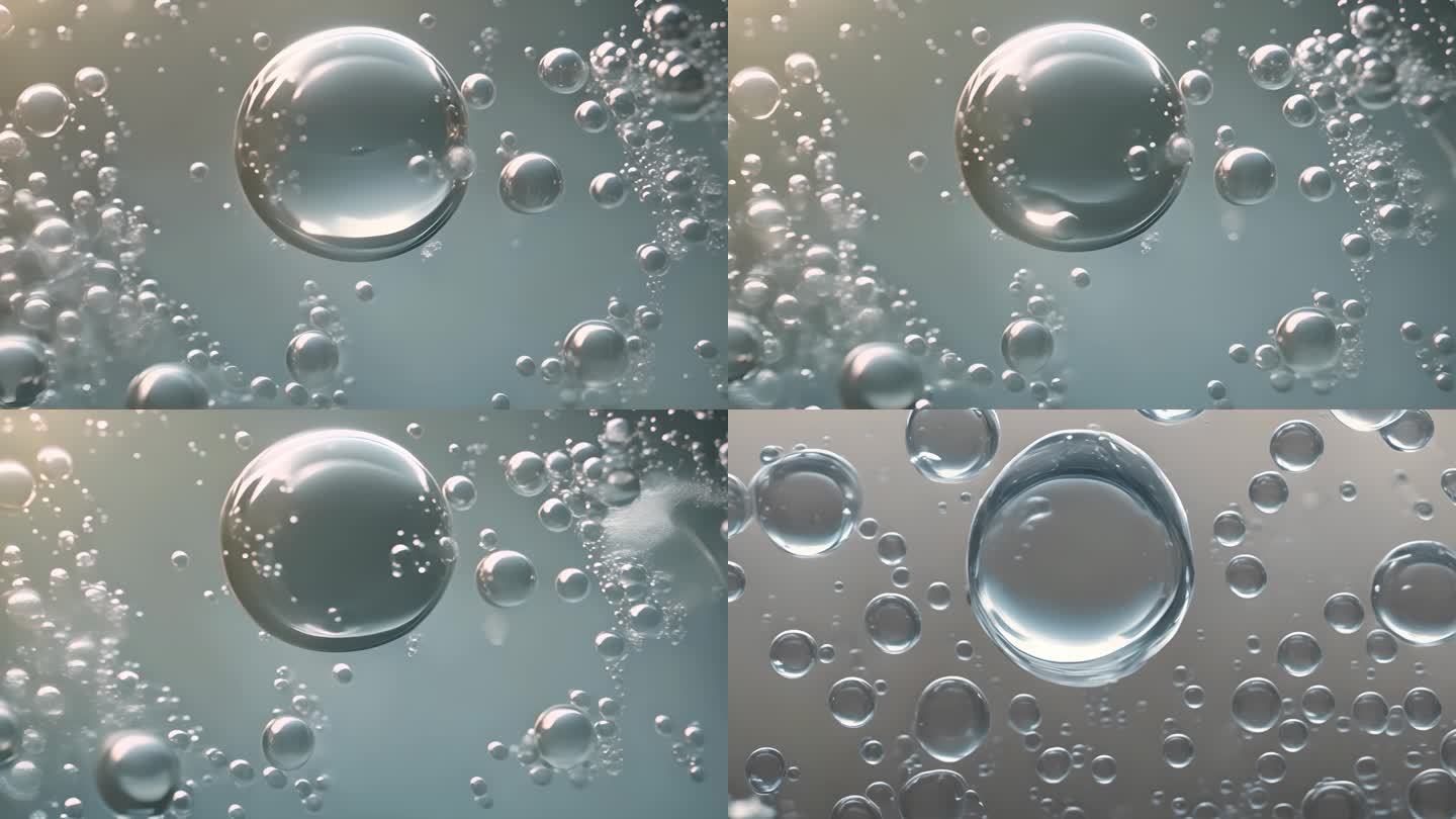 水汽泡 水分子