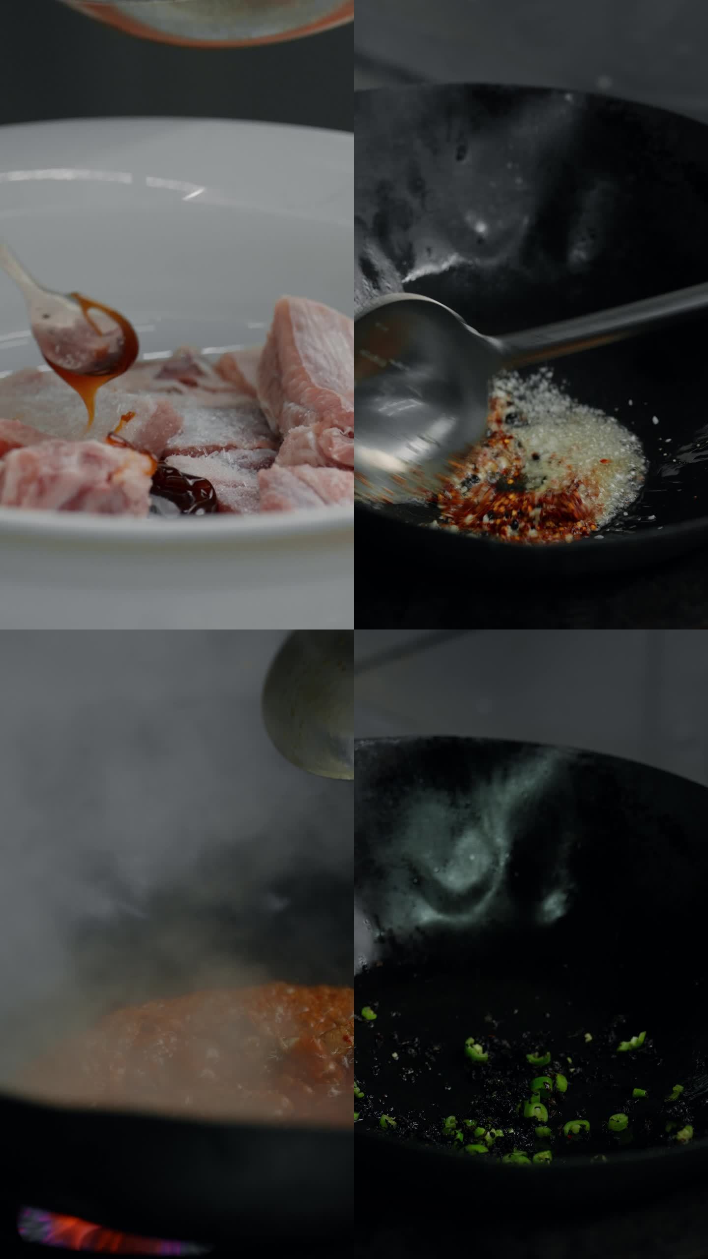 梅干菜烧排骨湘菜传统美食厨房烹饪调味炒菜