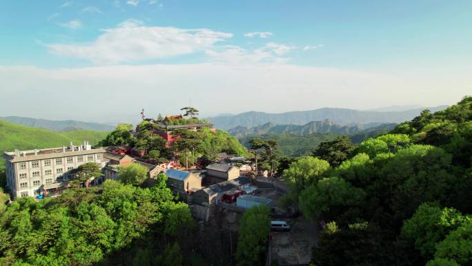 航拍金顶妙峰山