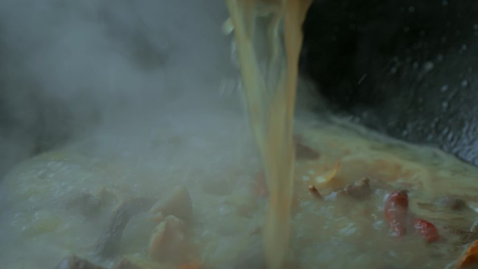砂锅羊肉湘菜传统美食餐饮厨房烹饪调味炖煮