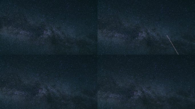 天文摄影英仙座流星雨和银河系35毫米俯视图天空02