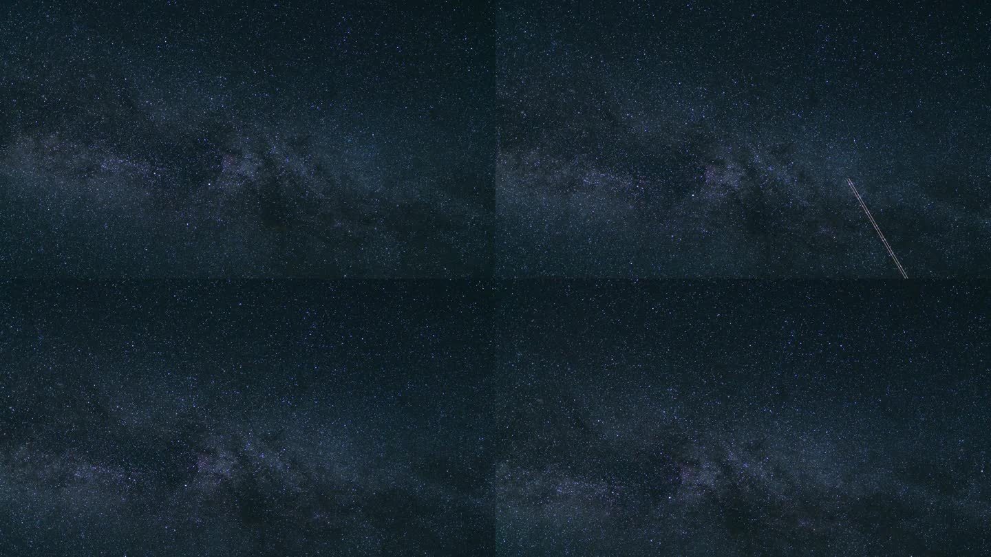 天文摄影英仙座流星雨和银河系35毫米俯视图天空02