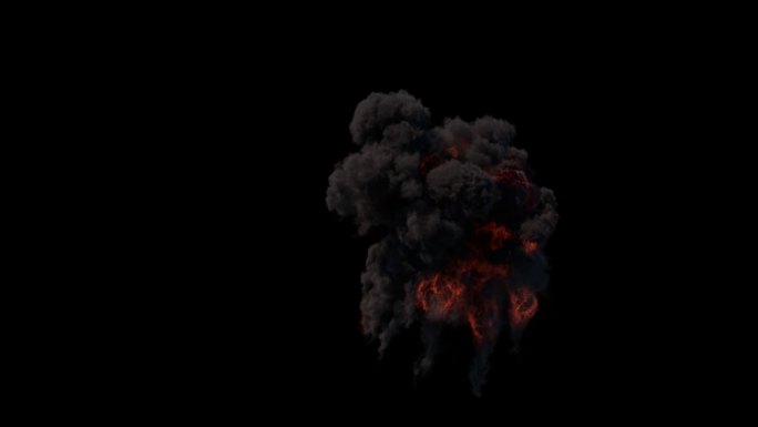 爆炸 火 烟雾 火焰C02