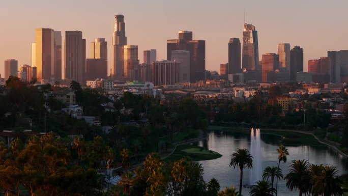加州洛杉矶市中心绿地绿化生态