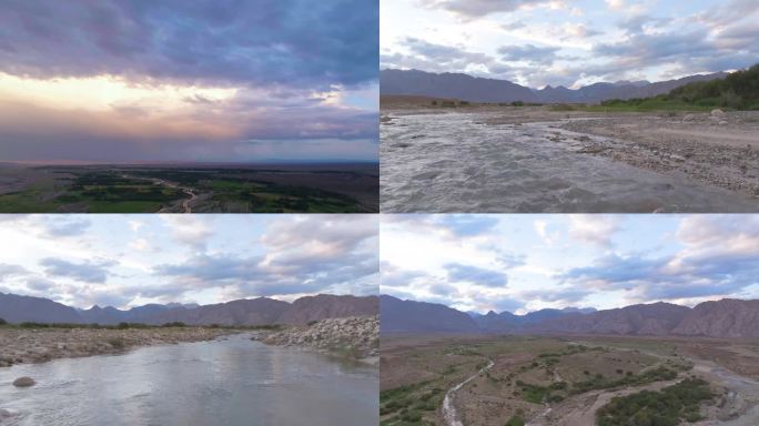 新疆自然风光航拍合集