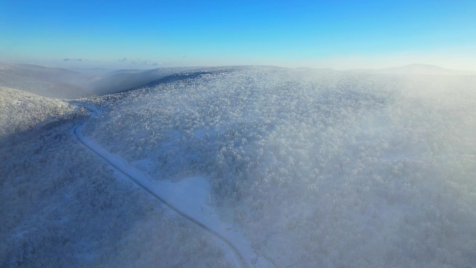 林海雪原日出