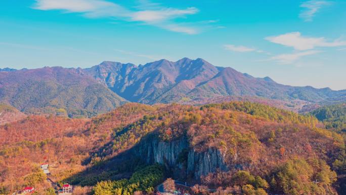 宣城皖南川藏线石壁山航拍延时摄影