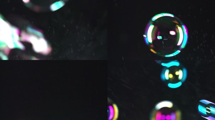 240帧高速拍摄泡泡气泡水泡素材