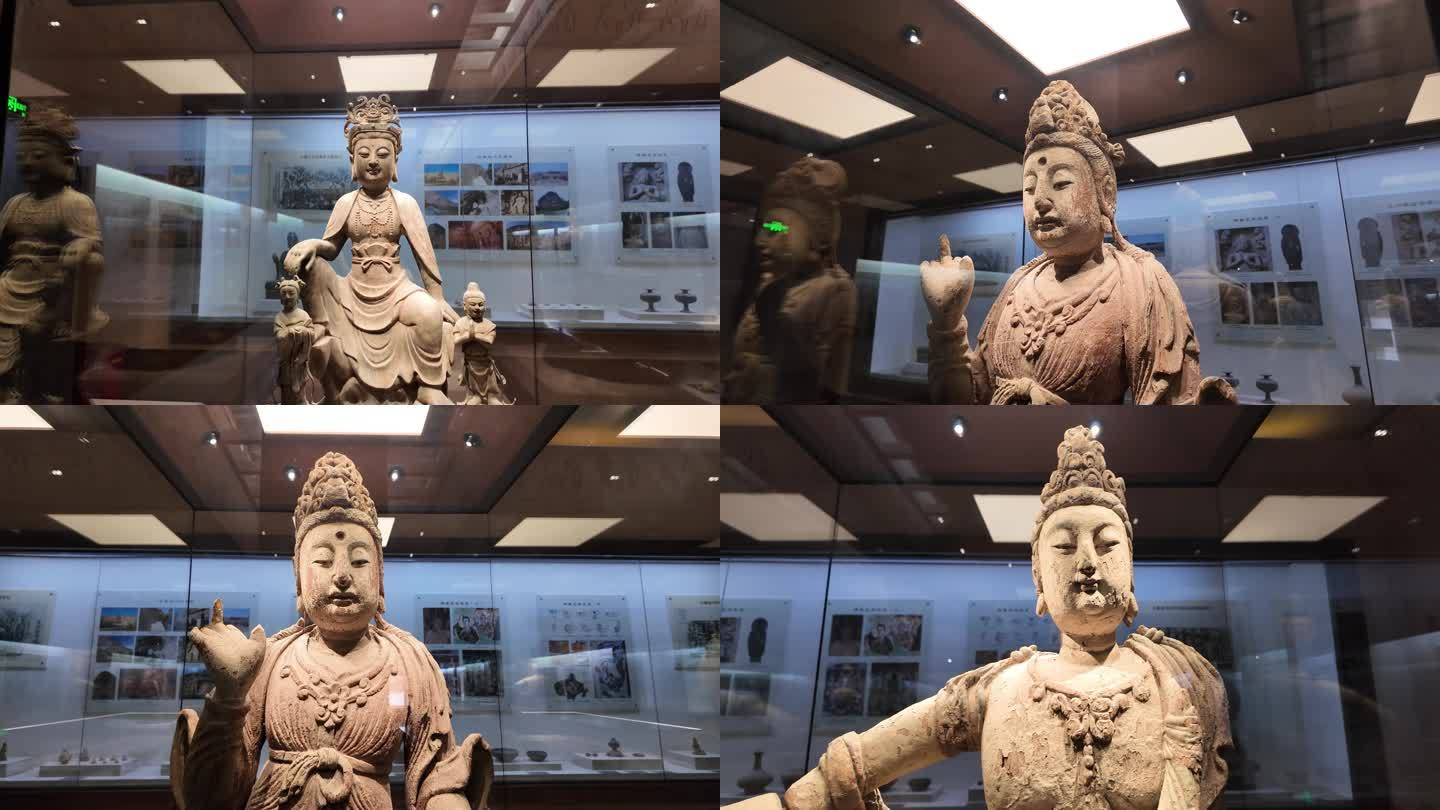 敦煌水月观音佛教塑像阳关博物馆