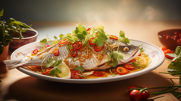 烹饪鳟鱼晚餐新鲜酸菜鱼海鲜鲑鱼金汤酸菜鱼