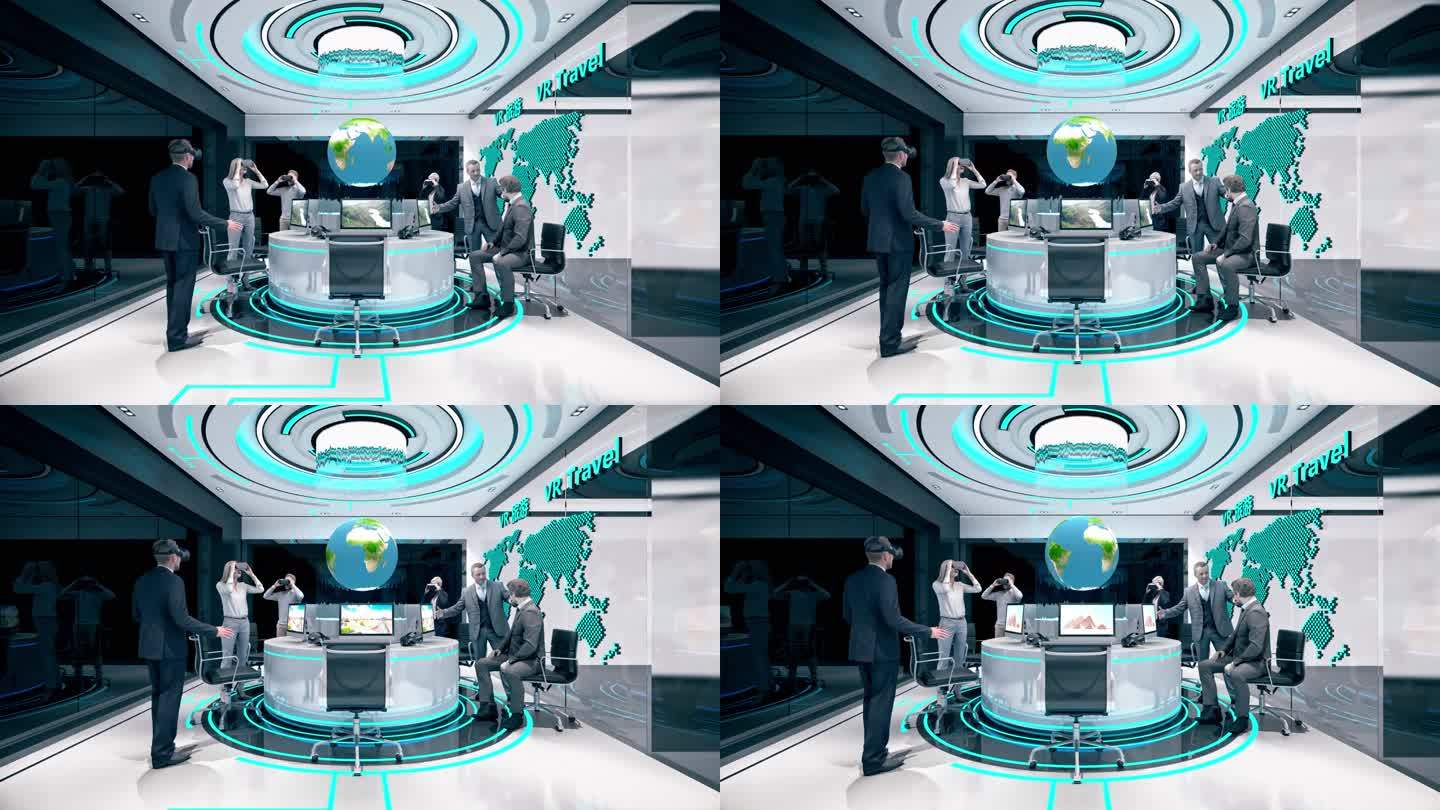 VR旅游虚拟现实元宇宙互动全息技术模拟