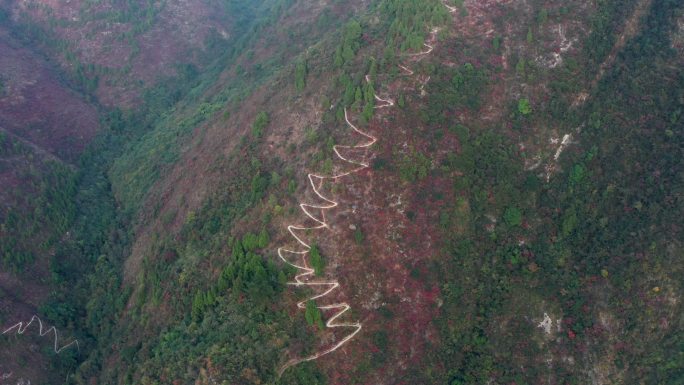 大山山区徒步路线