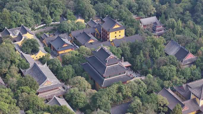 杭州市西湖区灵隐寺 鸽子 环绕运镜