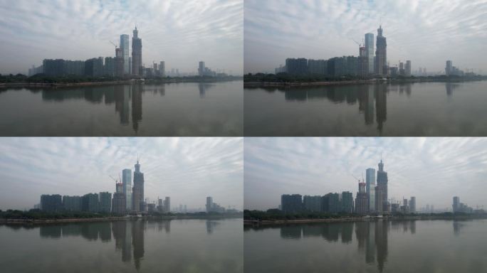 建设中的深圳湾总部基地