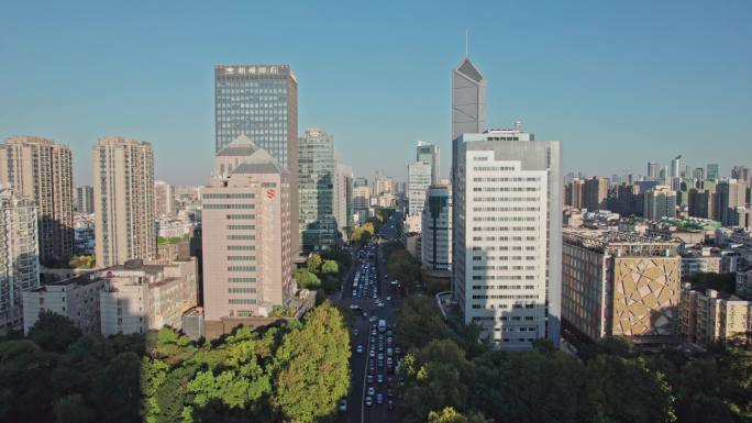 杭州银行大厦 市中心城市大景