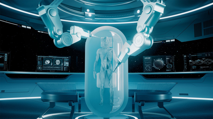 未来科技人体智慧医疗手术机器人
