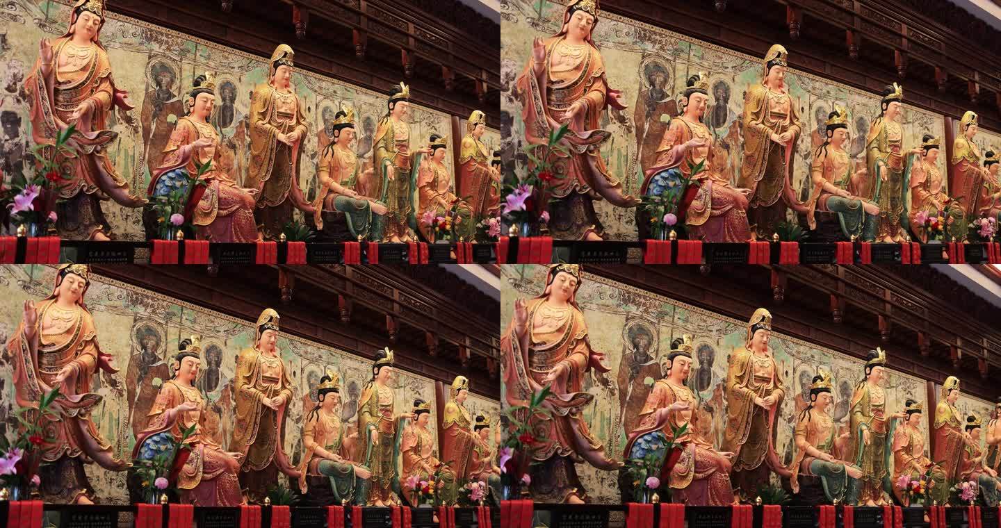 杭州永福寺观音雕像