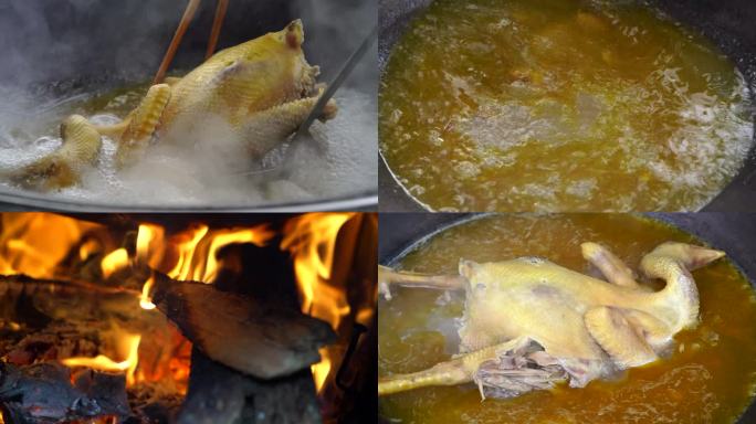 铁锅炖鸡汤
