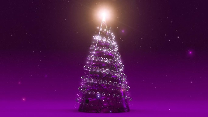 树12水晶圣诞树