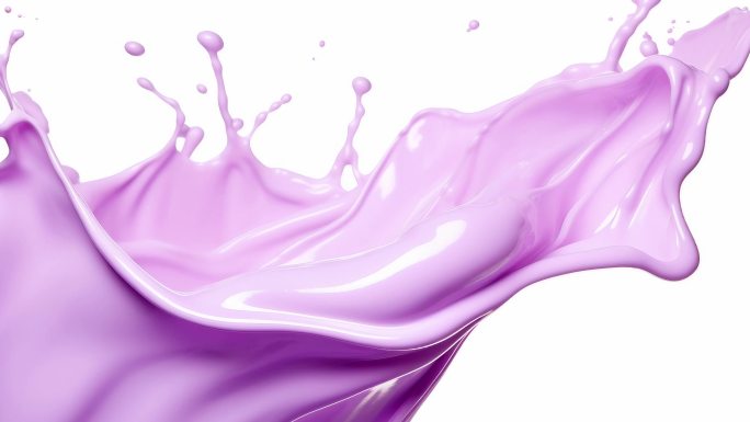 抽象视觉艺术紫色水墨