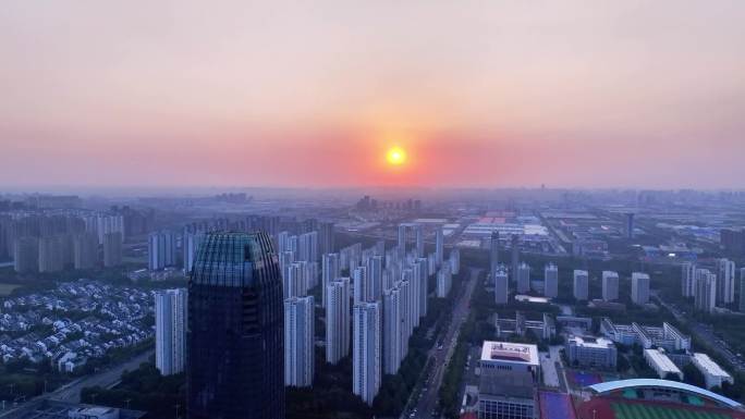 安徽合肥 黄昏美景 美好日落 夕阳风光