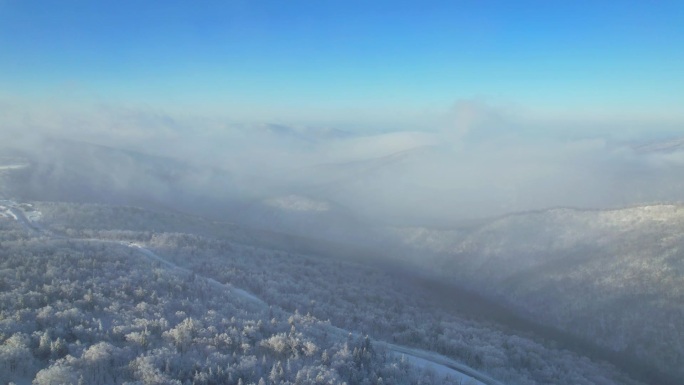 林海雪原日出