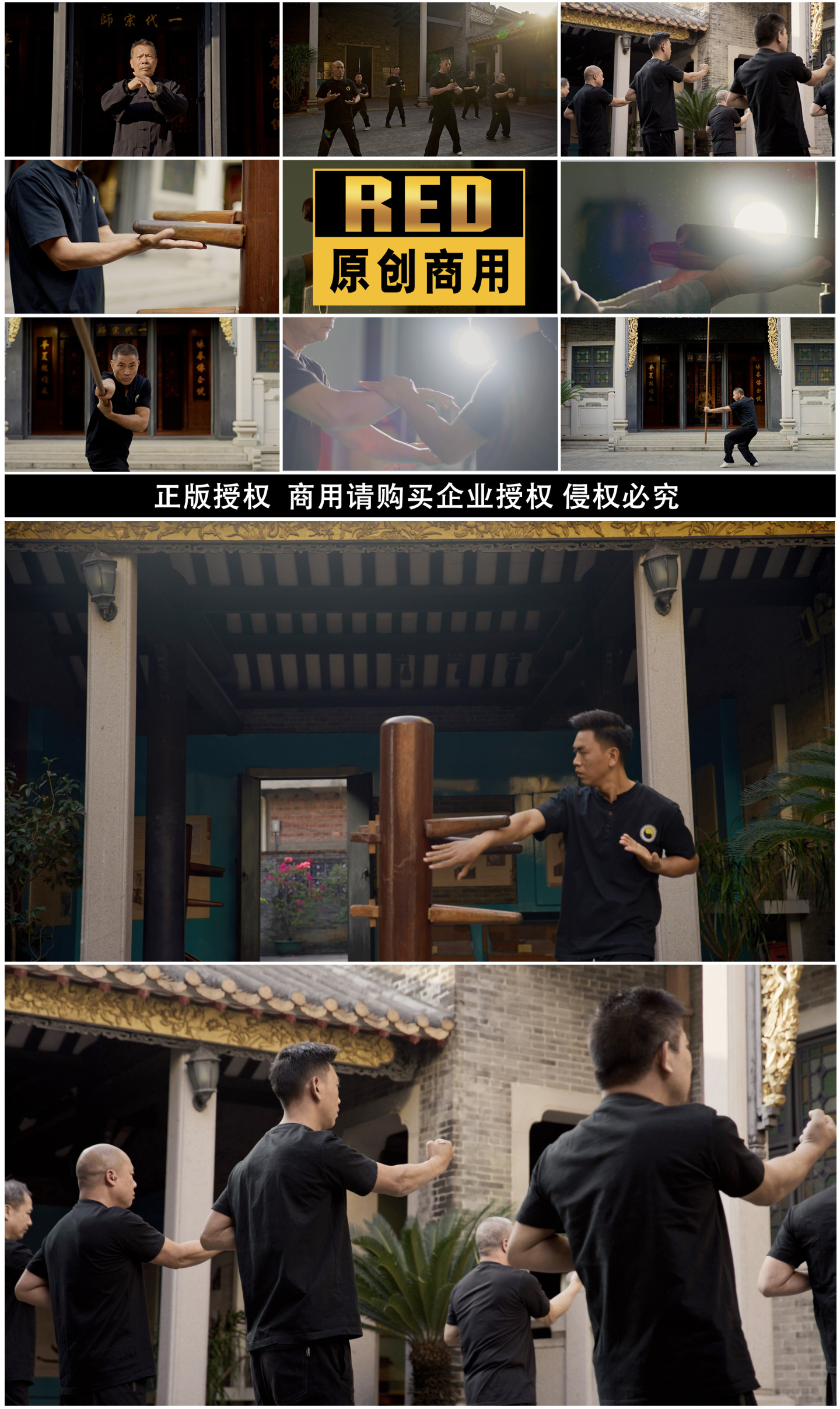 中国功夫咏春叶问传统文化武术养生