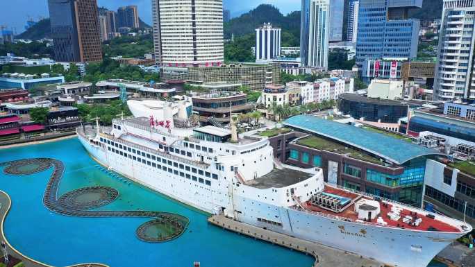深圳海上世界城市地标航拍