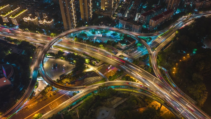 福州尤溪洲大桥夜景延时