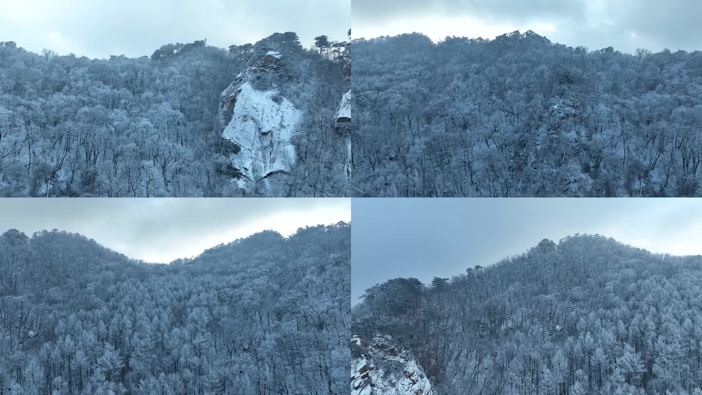 航拍千山雾凇雪景9