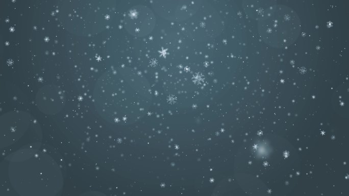 圣诞节4k下雪场景大屏幕背景视频素材