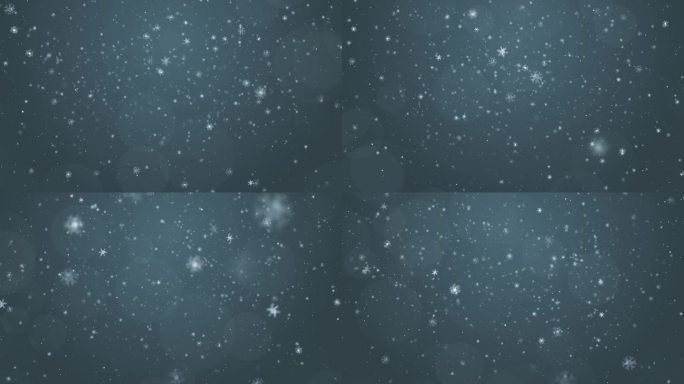 圣诞节4k下雪场景大屏幕背景视频素材