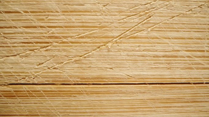 木质纹理带刀痕，竹制砧板。宏滑块。