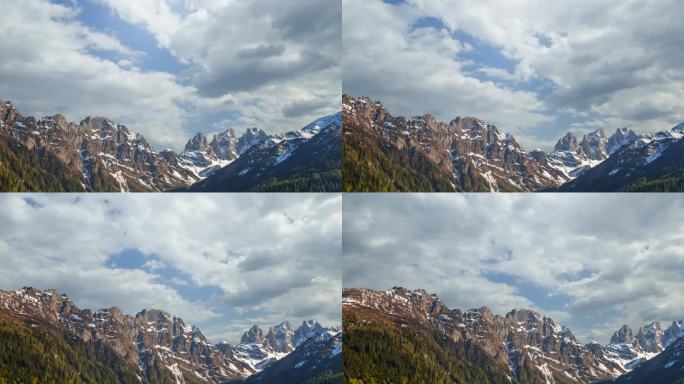 意大利山的威严:白云石的千变万化的辉煌-一个时间流逝的颂歌自然的崎岖优雅