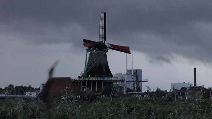 赞丹，荷兰:赞丹斯的风车
