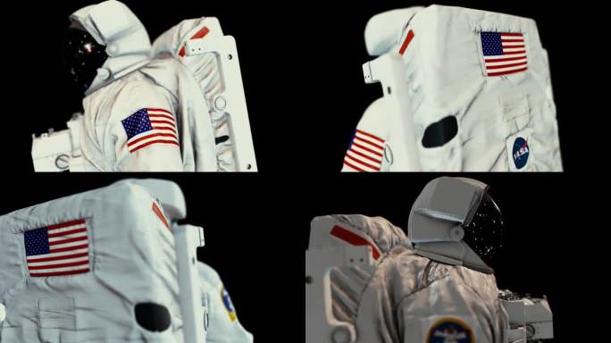 宇航员在外层空间美国宇航员动画
