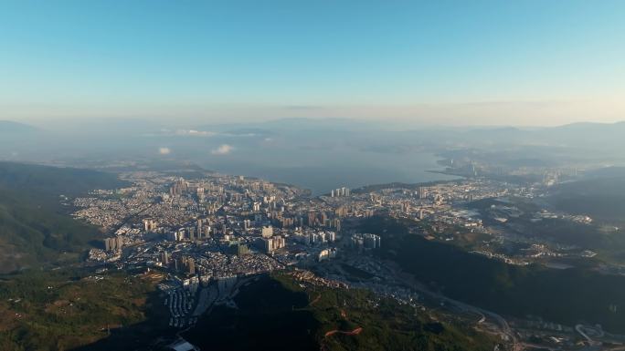 大理市洱海全景