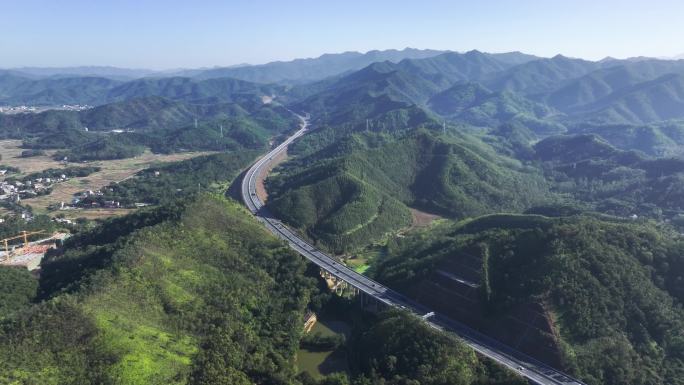 高速公路风景航拍