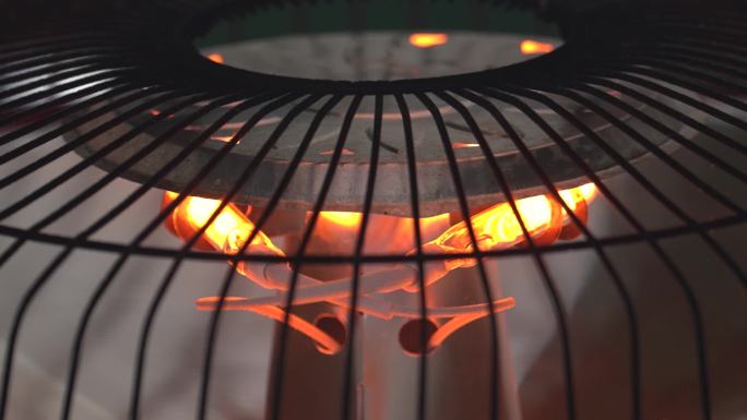 冬季烤火取暖器小太阳取暖起火2