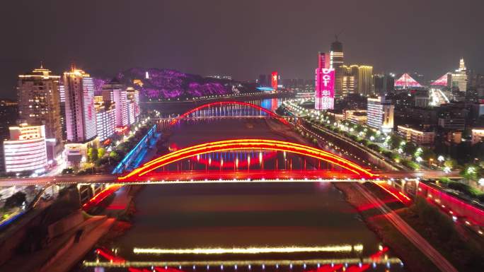 宜宾南门桥 三江口 延时 夜景