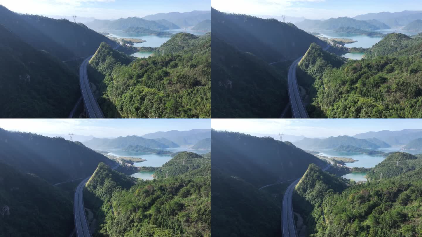 高山道路航拍