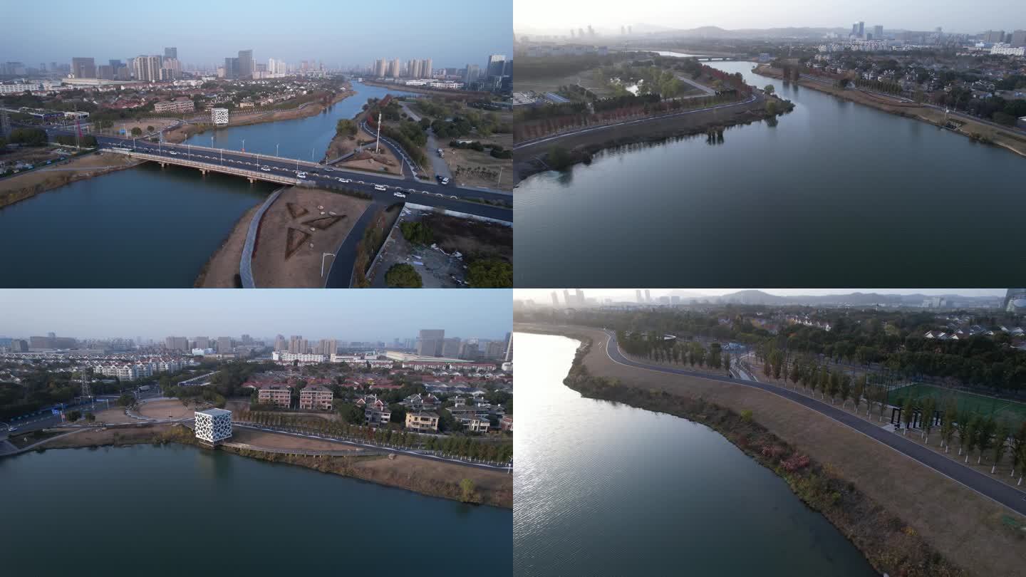 【4K】南京江宁牛首山河航拍