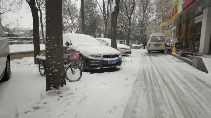 北京雪天道路铲雪