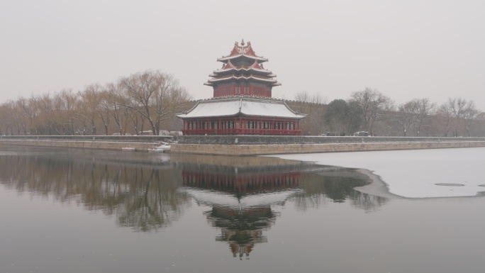 北京雪景 故宫雪景 2023