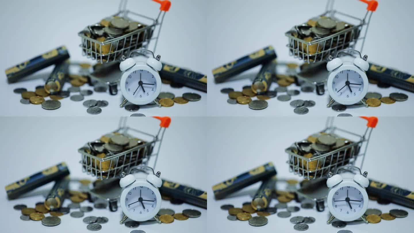 硬币与钟表时间就是金钱